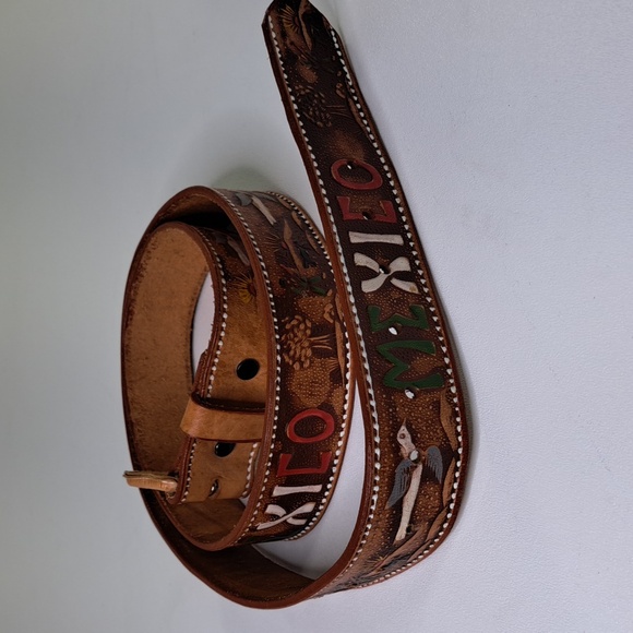 Mexico Other - Mexico Leather Belt Waist 43-53"